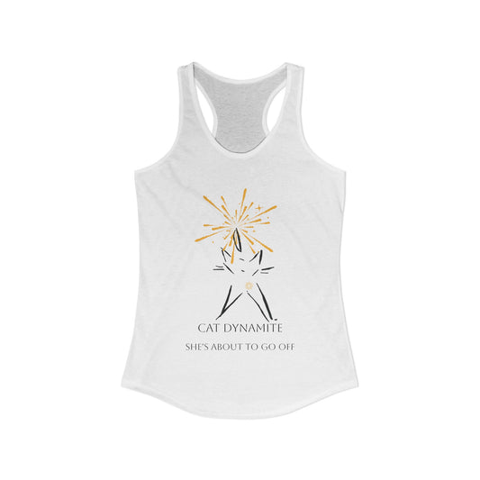 Cat Dynamite Racerback Tank