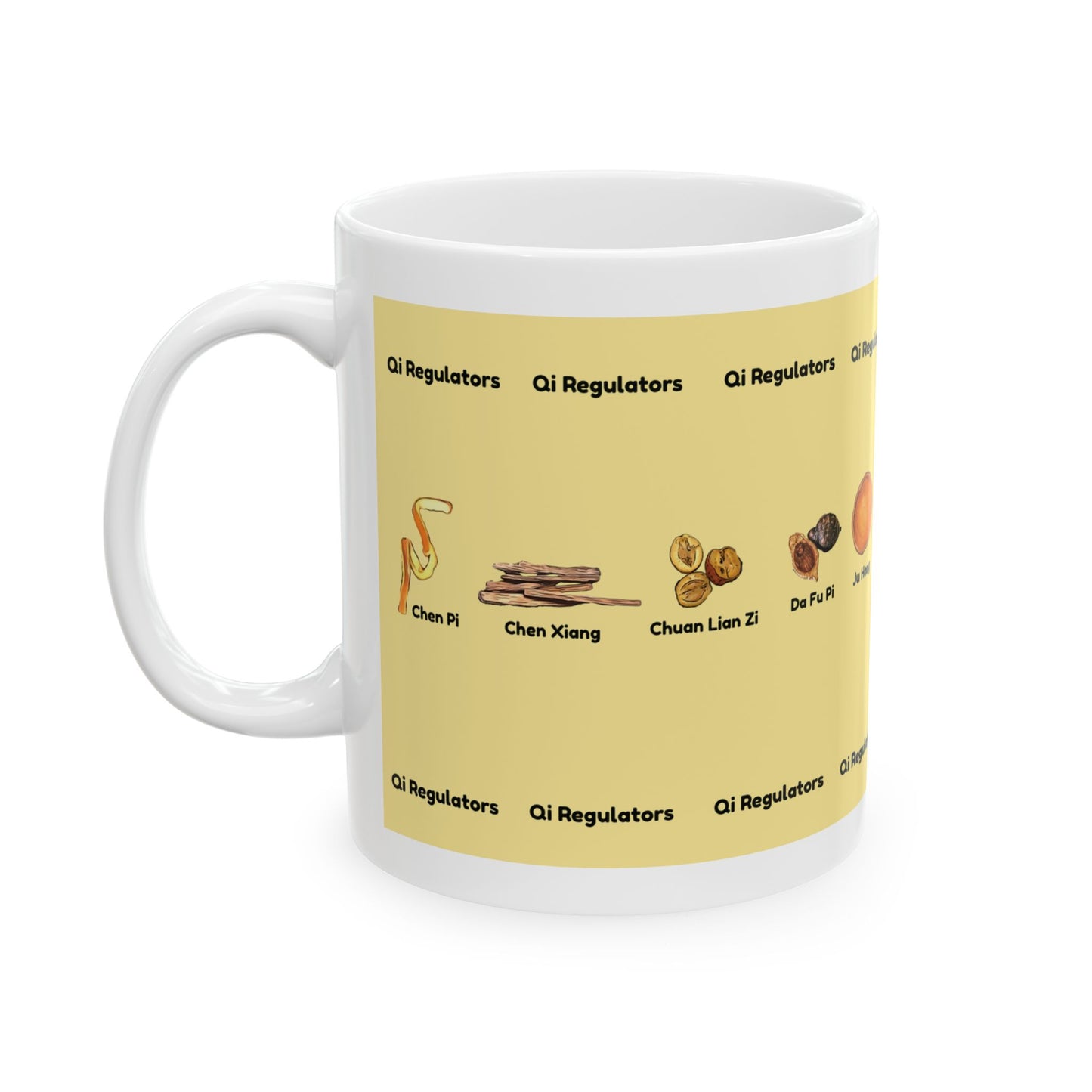 Qi Regulators (yellow)—TCM Herbal Mug