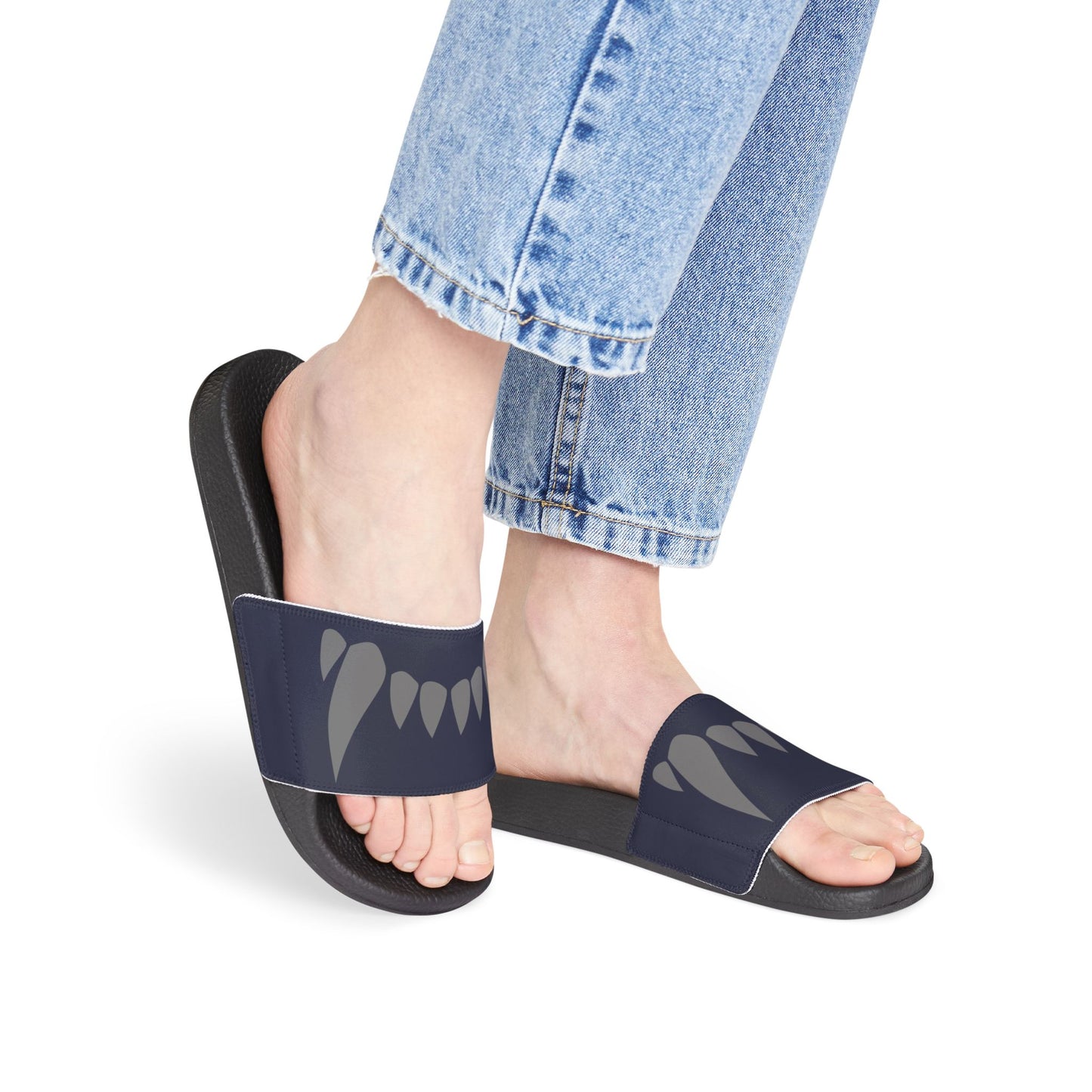 Fangs Removable‑Strap Sandals (navy)– Women's