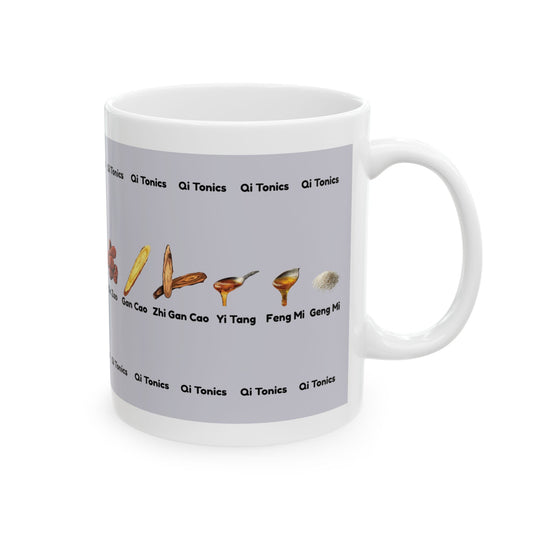 Qi Tonics (gray)—TCM Herbal Mug