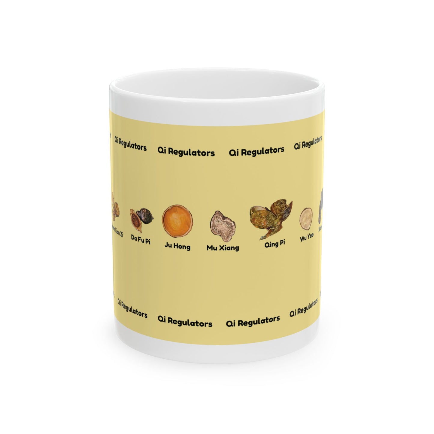 Qi Regulators (yellow)—TCM Herbal Mug