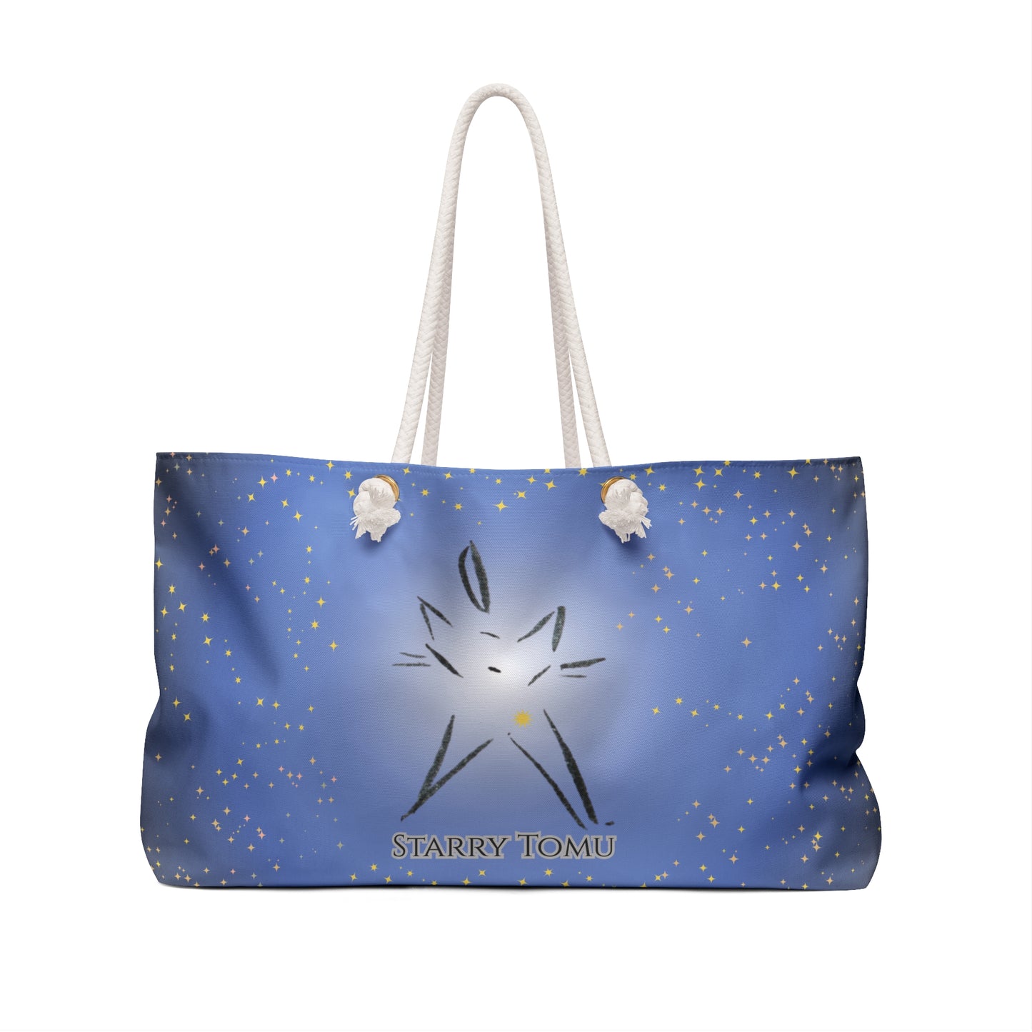 Starry Tomu Weekender Bag — Blue Starry Travel Tote