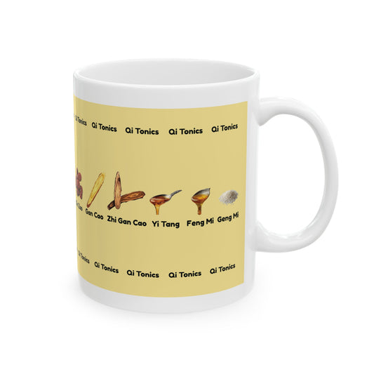 Qi Tonics (yellow)—TCM Herbal Mug