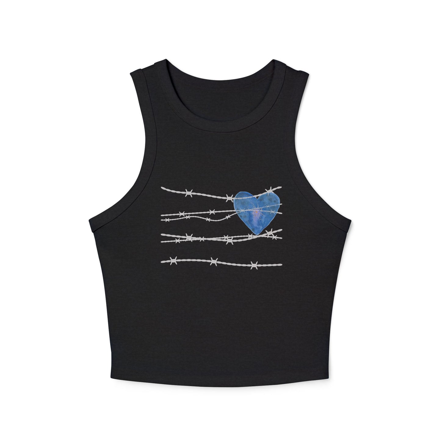 Street Heart (2) Racer Tank Top