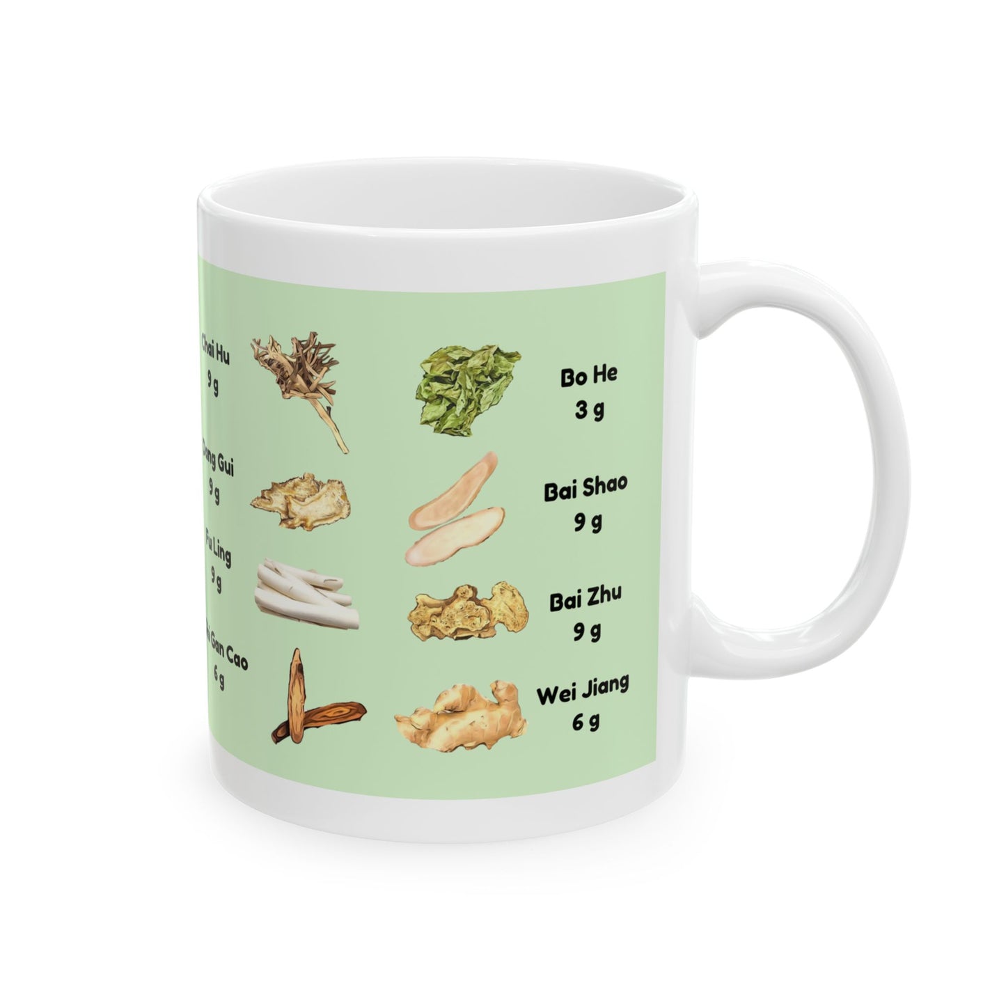Xiao Yao San (green)—TCM Herbal Mug
