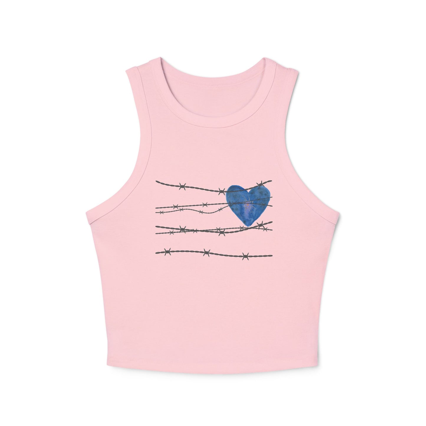 Street Heart (2) Racer Tank Top
