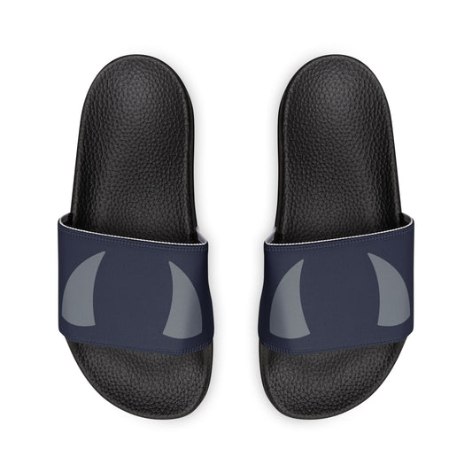 Horn Slide Sandals (navy) — Men's