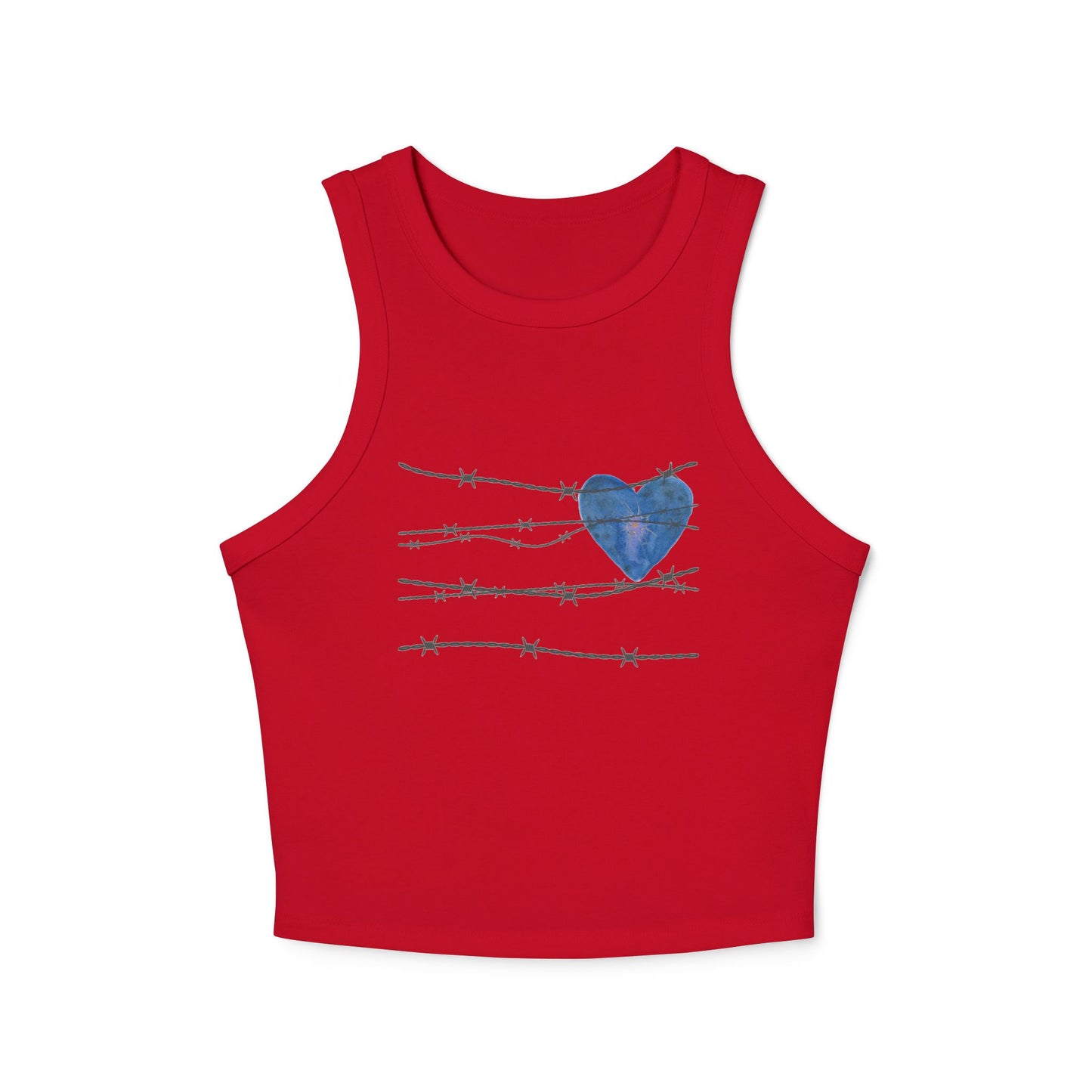 Street Heart (2) Racer Tank Top
