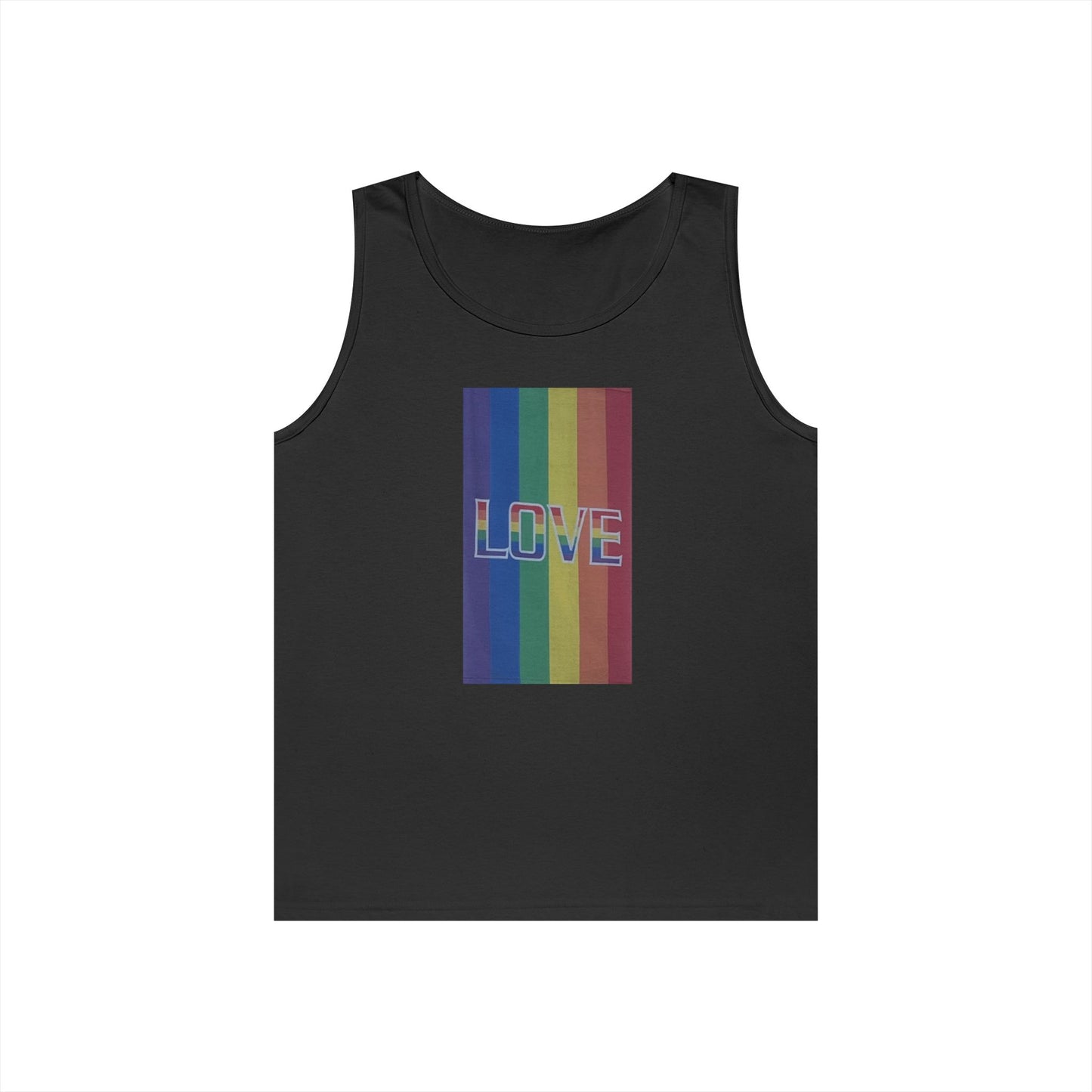 Rainbow LOVE Tank Top—Unisex