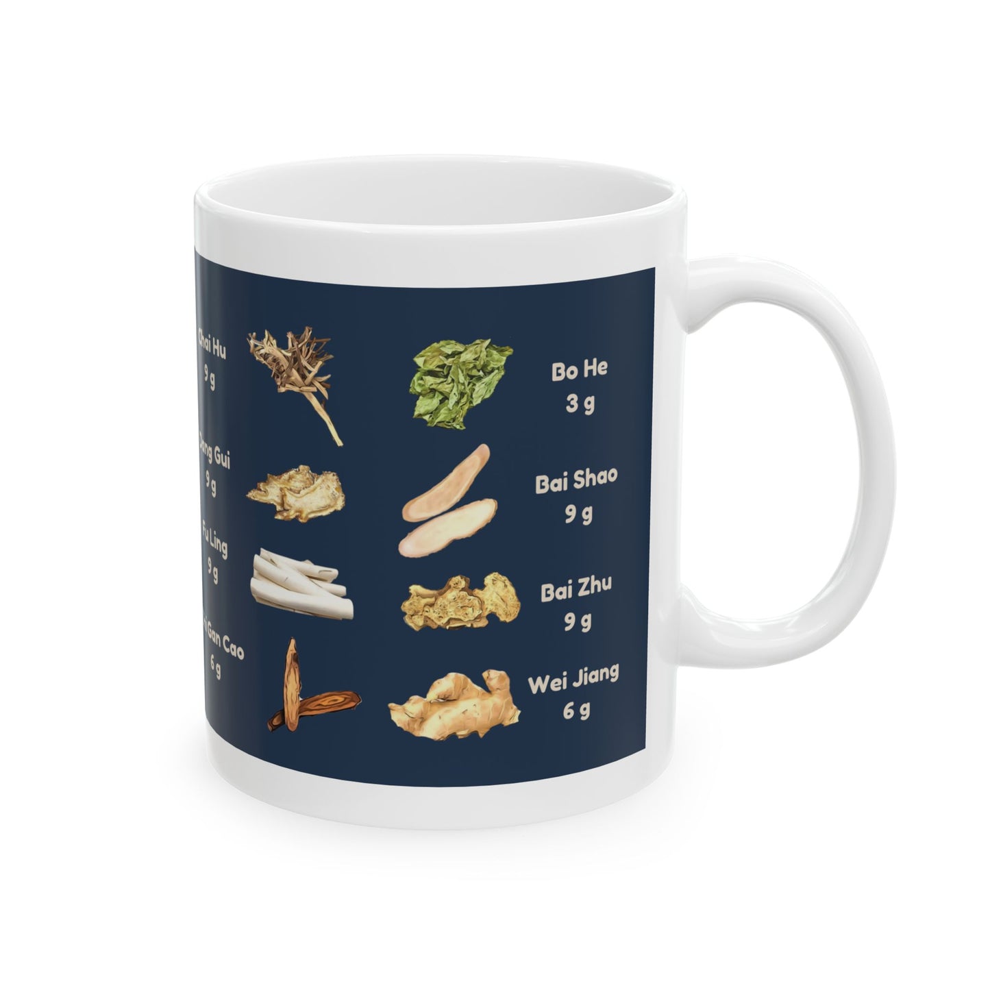Xiao Yao San (blue)—TCM Herbal Mug
