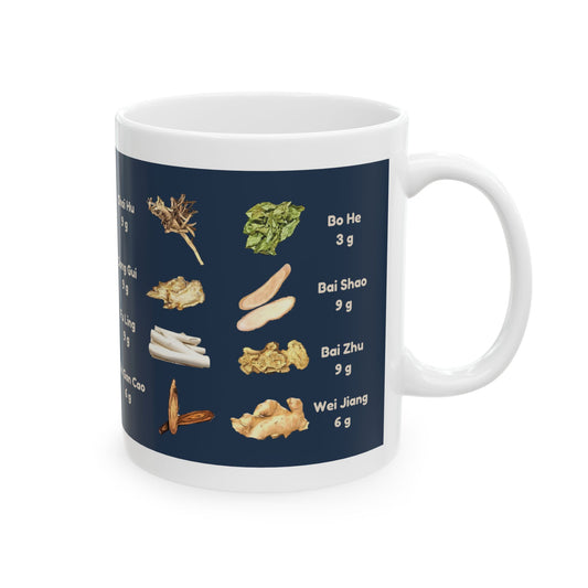 Xiao Yao San (blue)—TCM Herbal Mug
