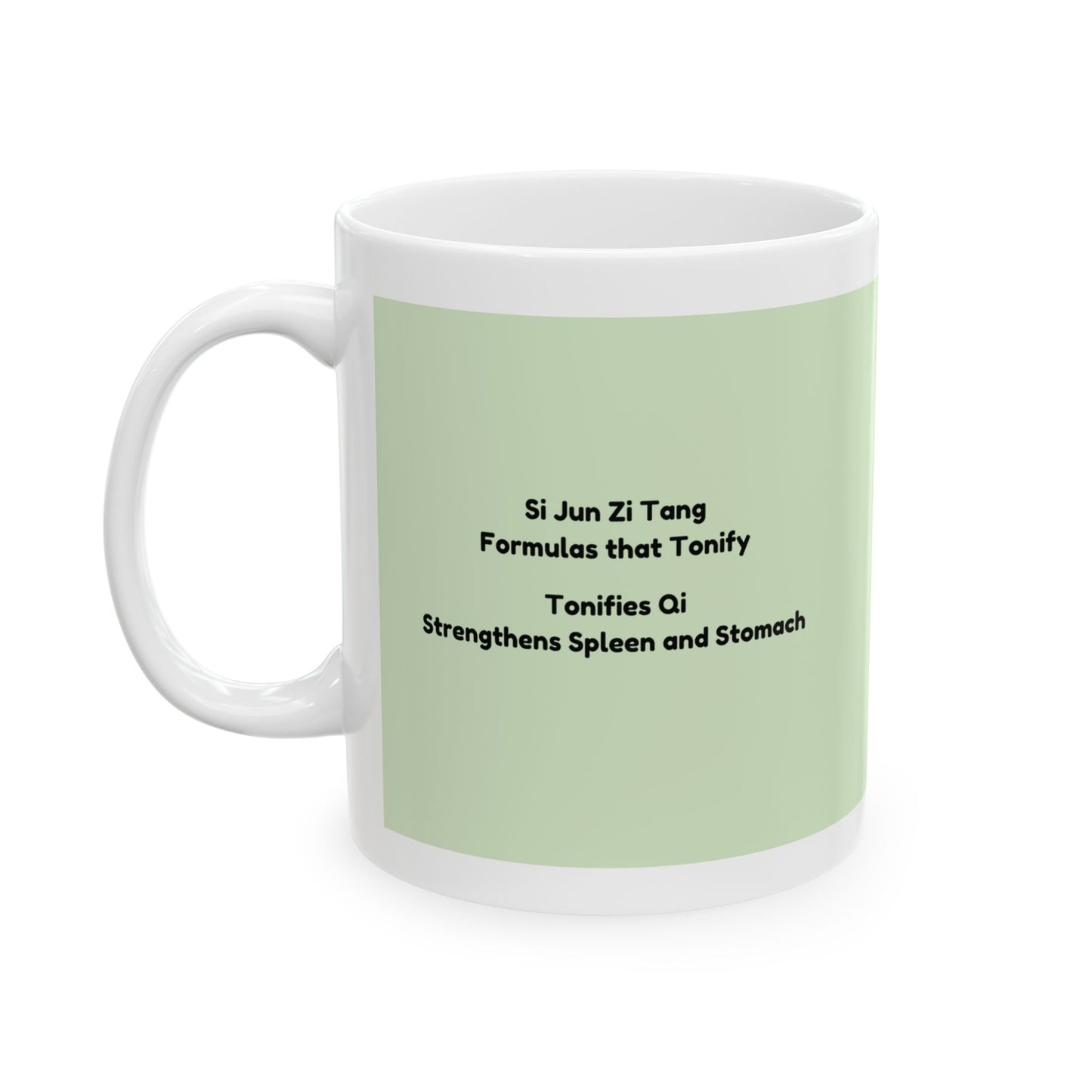 Si Jun Zi Tang (green)—TCM Herbal Mug
