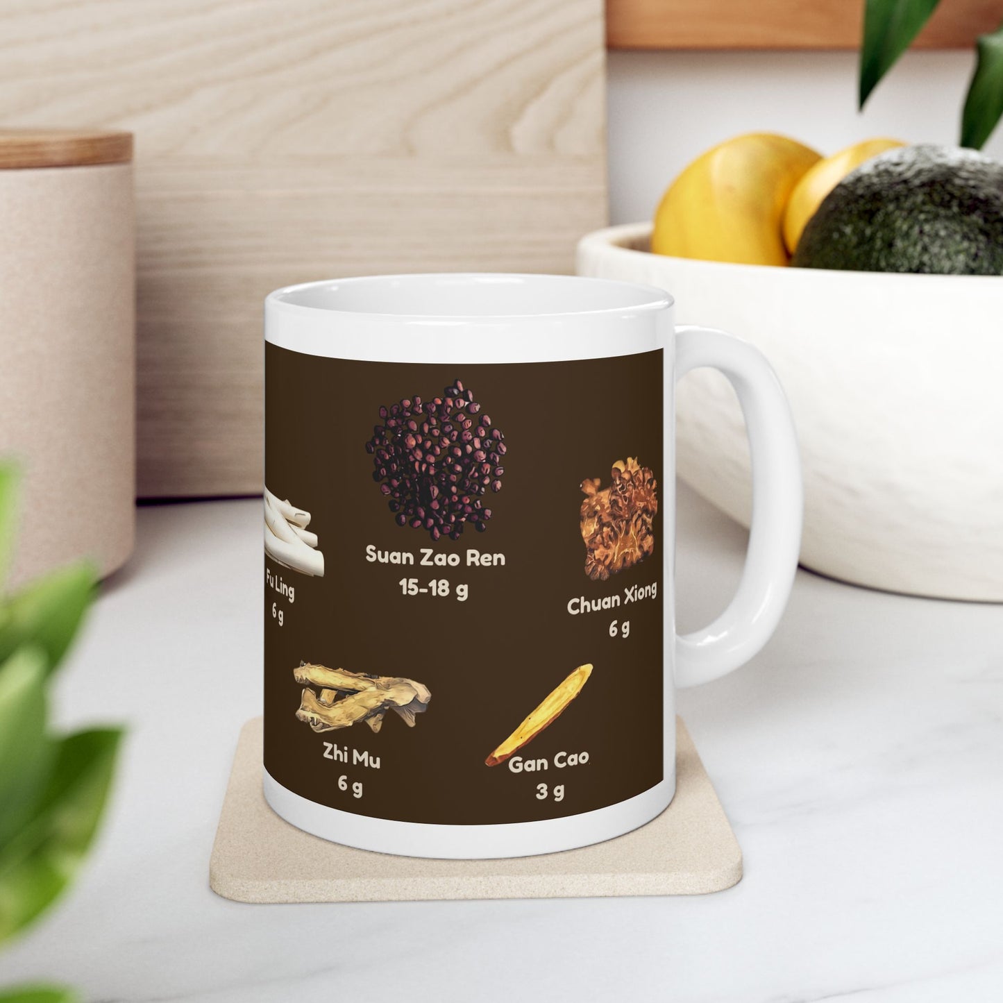 Suan Zao Ren Tang (brown) — TCM Herbal Mug