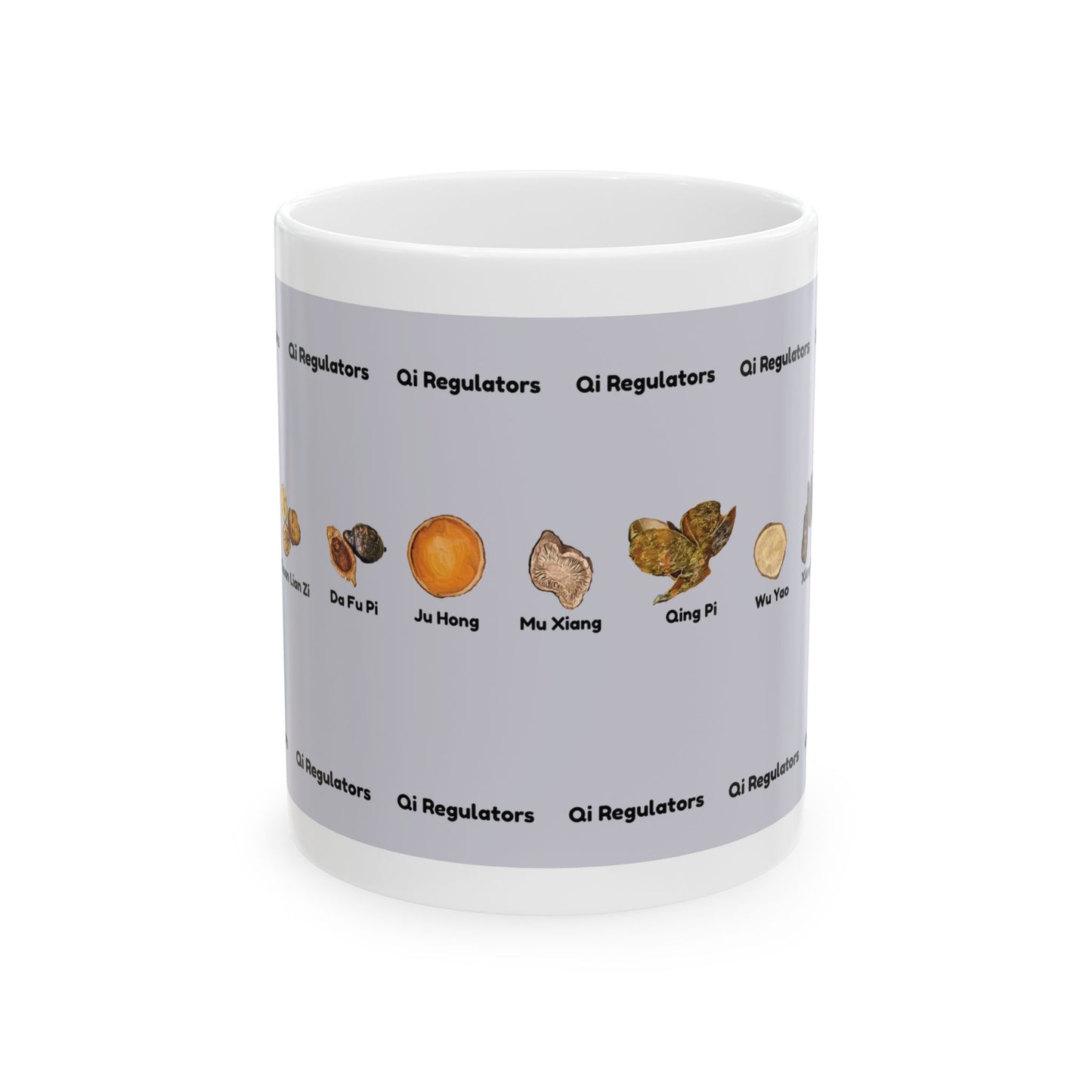 Qi Regulators (gray)—TCM Herbal Mug