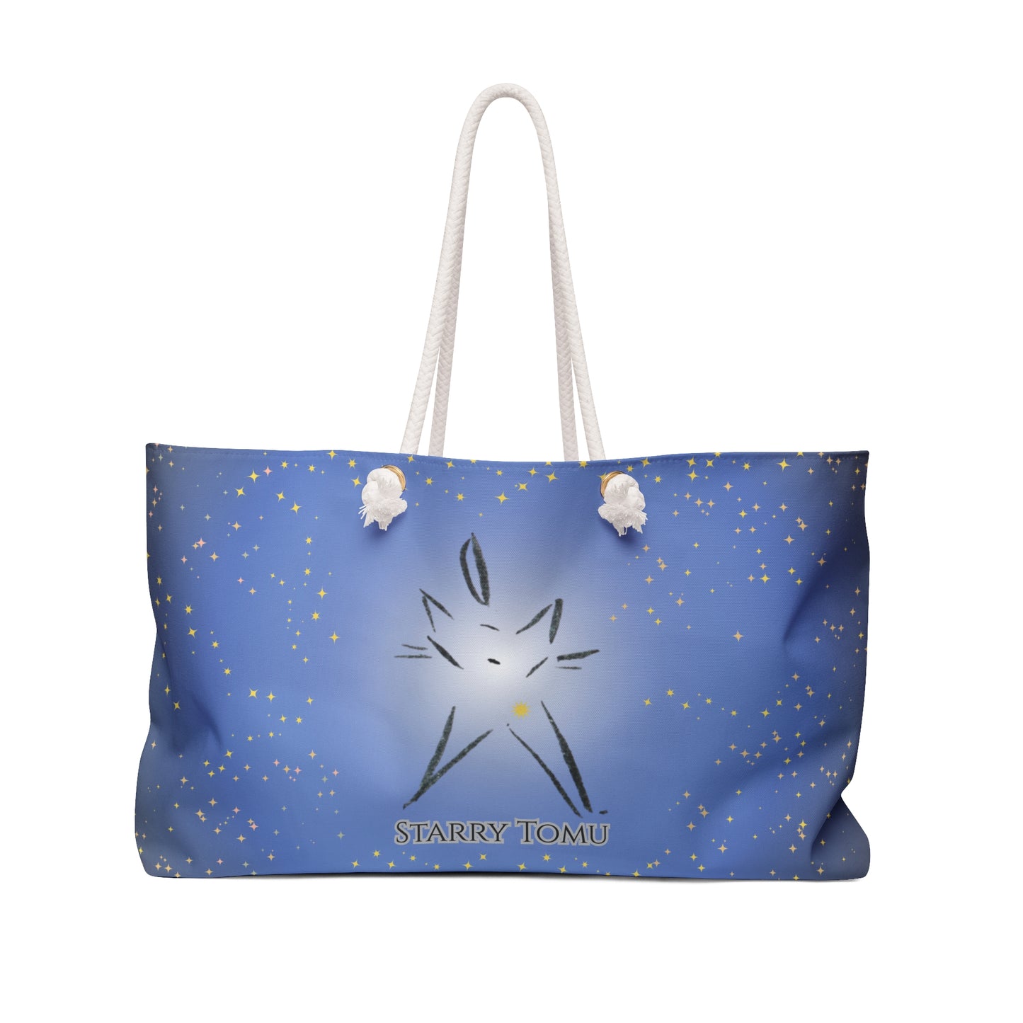 Starry Tomu Weekender Bag — Blue Starry Travel Tote