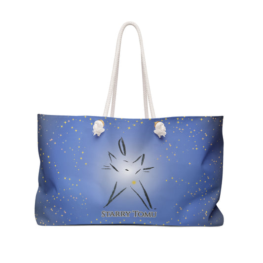 Starry Tomu Weekender Bag — Blue Starry Travel Tote